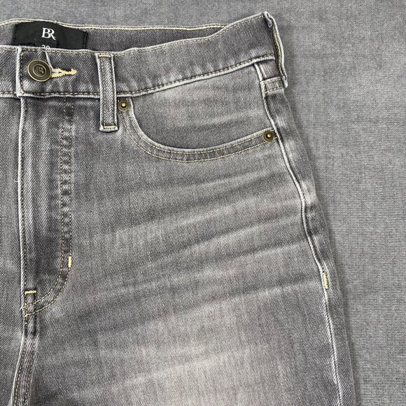 Banana Republic Gray Womens Size 29 Petite Straight-Leg Stretch Jeans - Picture 9 of 15